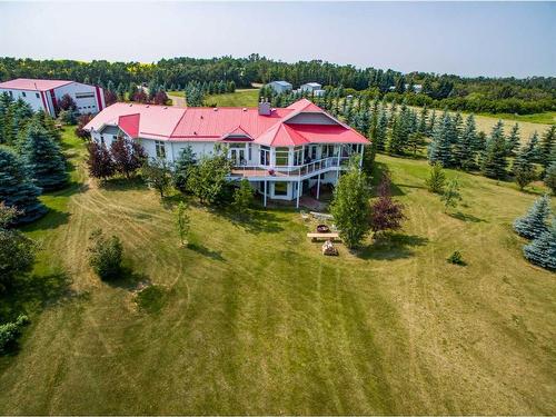 36075 Rr 281, Rural Red Deer County, AB - Outdoor With Deck Patio Veranda With View