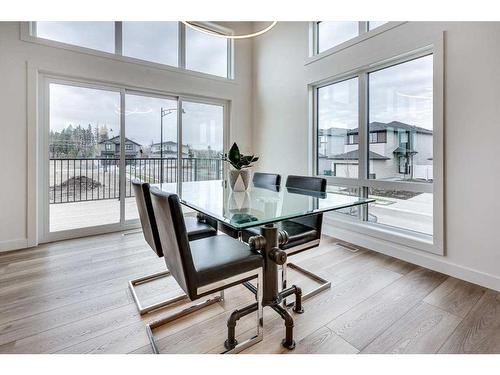 144 Emerald Drive, Red Deer, AB - Indoor Photo Showing Dining Room