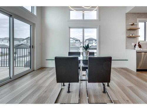 144 Emerald Drive, Red Deer, AB - Indoor Photo Showing Dining Room