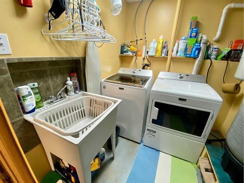 110 Withrow Road, Withrow, AB - Indoor Photo Showing Laundry Room
