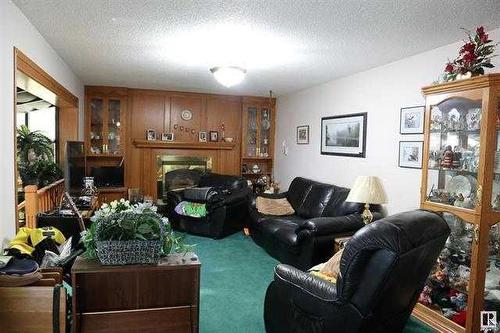 48327 Rge Rd 33, Warburg, AB - Indoor Photo Showing Living Room With Fireplace