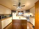 116 Alberta Ave, Bawlf, AB  - Indoor Photo Showing Kitchen With Double Sink 