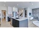 61 Belmont Park Sw, Calgary, AB  - Indoor Photo Showing Kitchen With Double Sink With Upgraded Kitchen 