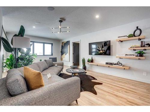 61 Thorkman Avenue, Red Deer, AB - Indoor Photo Showing Living Room