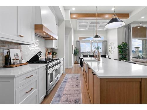 2607 62 Street, Camrose, AB - Indoor Photo Showing Kitchen With Upgraded Kitchen
