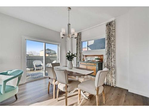 136 Emberside Hollow, Cochrane, AB - Indoor Photo Showing Dining Room