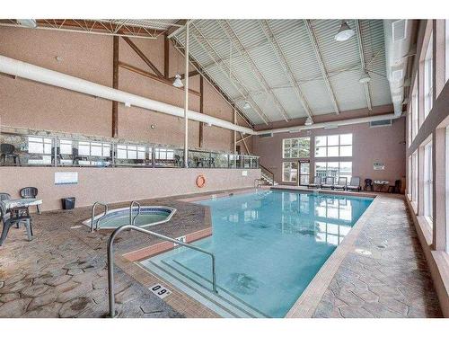 4029-25054 South Pine Lake Road, Rural Red Deer County, AB - Indoor Photo Showing Other Room With In Ground Pool