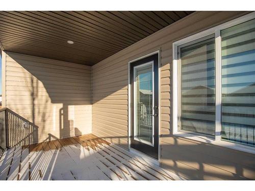 183 Cedar Square, Blackfalds, AB - Outdoor With Deck Patio Veranda With Exterior