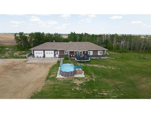 48324 834 Highway, Rural Camrose County, AB - Outdoor With Above Ground Pool