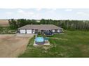 48324 834 Highway, Rural Camrose County, AB  - Outdoor With Above Ground Pool 