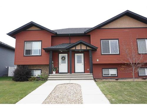 4320 Homestead Road, Lacombe, AB - Outdoor With Facade