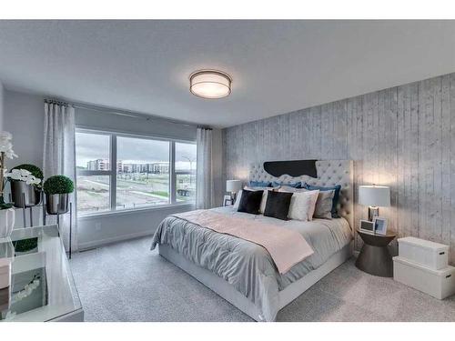 105 Creekstone Landing, Calgary, AB - Indoor Photo Showing Bedroom