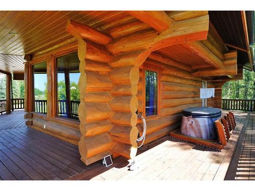 410025B Highway 22, Rural Clearwater County, AB - Outdoor With Deck Patio Veranda With Exterior