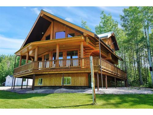 410025B Highway 22, Rural Clearwater County, AB - Outdoor With Balcony With Deck Patio Veranda