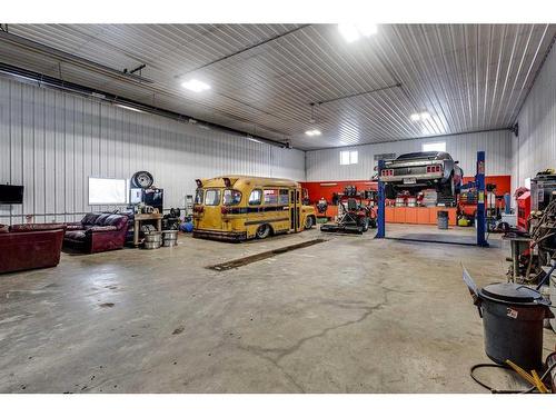 26518 Township Road 402, Rural Lacombe County, AB - Indoor Photo Showing Garage