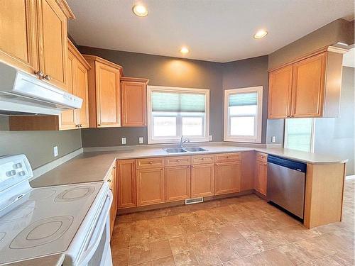 53-41-471021 Highway 771, Rural Wetaskiwin No. 10, County Of, AB - Indoor Photo Showing Kitchen With Double Sink