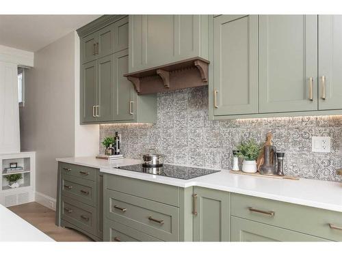 7 Songbird Green, Sylvan Lake, AB - Indoor Photo Showing Kitchen With Upgraded Kitchen