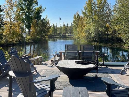 40303 Rr222, Rural Lacombe County, AB - Outdoor With Body Of Water With Deck Patio Veranda