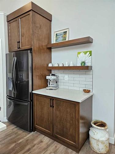351 Elizabeth Avenue, Nordegg, AB - Indoor Photo Showing Kitchen With Double Sink