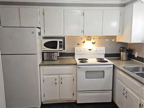 5131 49 Street, Consort, AB - Indoor Photo Showing Kitchen With Double Sink