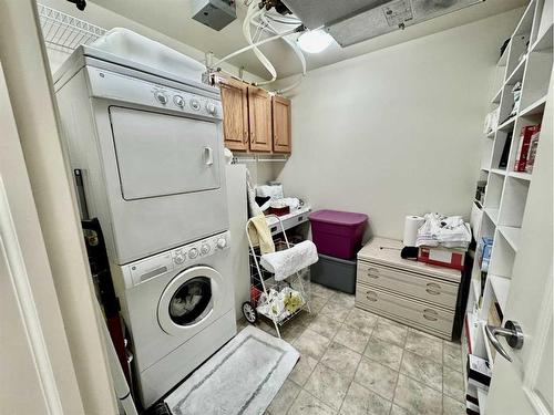 308-4425 Heritage Way, Lacombe, AB - Indoor Photo Showing Laundry Room