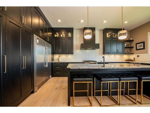 57 Larratt Close, Red Deer, AB - Indoor Photo Showing Kitchen With Upgraded Kitchen