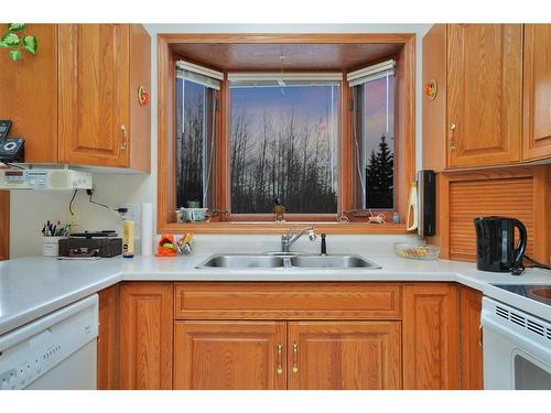5608 39 Street, Rocky Mountain House, AB - Indoor Photo Showing Kitchen With Double Sink