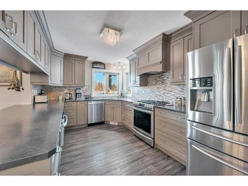 527 Summer Crescent, Rural Ponoka County, AB - Indoor Photo Showing Kitchen With Upgraded Kitchen