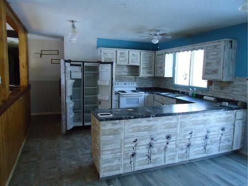 11 Parkland Way, Rural Ponoka County, AB - Indoor Photo Showing Kitchen With Double Sink