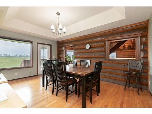373028 7-1  Range Road, Rural Clearwater County, AB - Indoor Photo Showing Dining Room