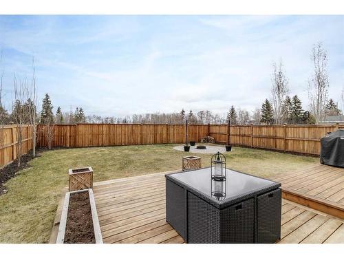 4980 Aspen Lake Boulevard, Blackfalds, AB - Outdoor With Deck Patio Veranda With Backyard
