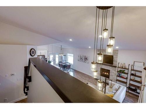 73 Longmire Close, Red Deer, AB - Indoor With Fireplace