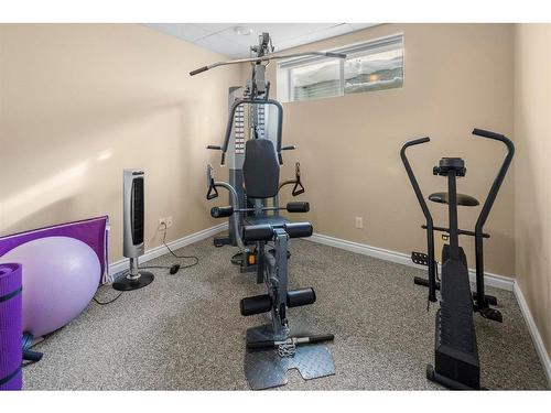 322-46466 Range Road 213, Rural Camrose County, AB - Indoor Photo Showing Gym Room