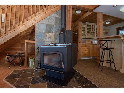 12 Blue Bell Place, White Sands, AB - Indoor With Fireplace