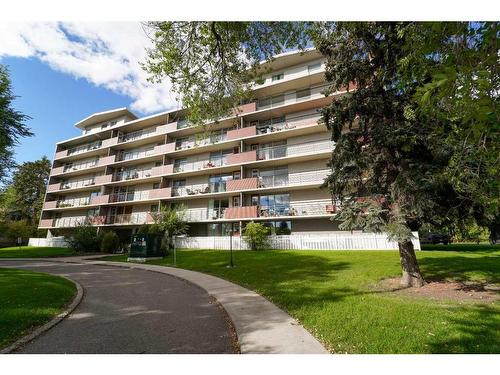 502-4700 55 Street, Red Deer, AB - Outdoor With Balcony With Facade