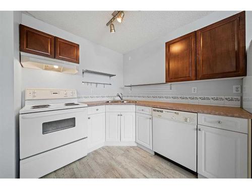 302-4415 48 Avenue, Red Deer, AB - Indoor Photo Showing Kitchen With Double Sink