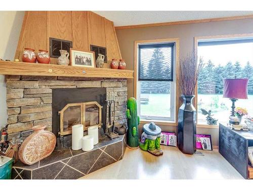 64034 Township 38-4, Rural Clearwater County, AB - Indoor With Fireplace
