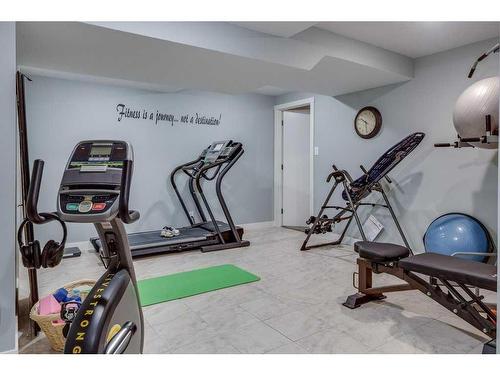 38444 Range Road 270, Rural Red Deer County, AB - Indoor Photo Showing Gym Room