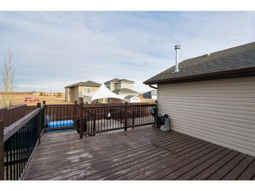 7002 49A Avenue, Camrose, AB - Outdoor With Deck Patio Veranda With Exterior
