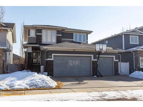 100 Garrison Circle, Red Deer, AB - Outdoor With Facade