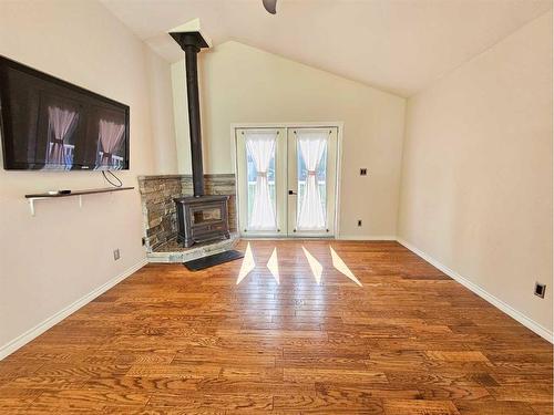 73082 Southshore Drive East, Widewater, AB - Indoor With Fireplace