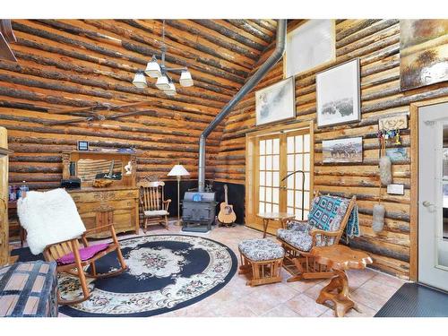 54051 Township Road 351A, Rural Clearwater County, AB - Indoor With Fireplace