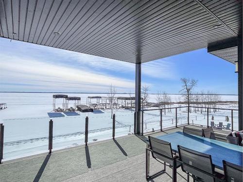 133 Lakeshore Drive, Rural Camrose County, AB - Outdoor With Body Of Water With Balcony With View