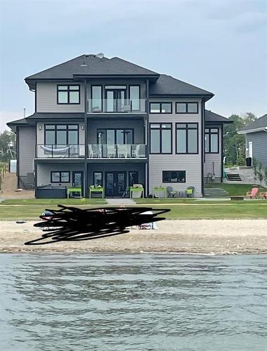 133 Lakeshore Drive, Rural Camrose County, AB - Outdoor With Body Of Water With Balcony