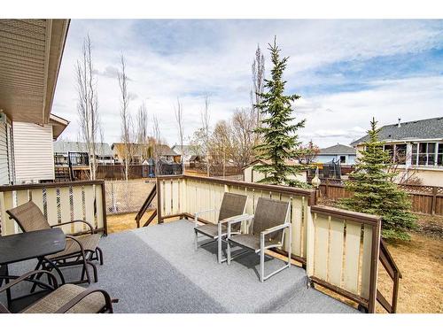 56 Willow Springs Crescent, Sylvan Lake, AB - Outdoor With Deck Patio Veranda With Exterior