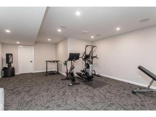 299-27475 Township Road 380, Rural Red Deer County, AB - Indoor Photo Showing Gym Room