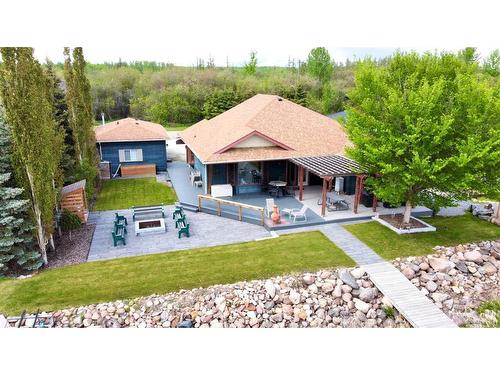 103 Lake Dr, Argentia Beach, AB - Outdoor With Body Of Water With Deck Patio Veranda With View