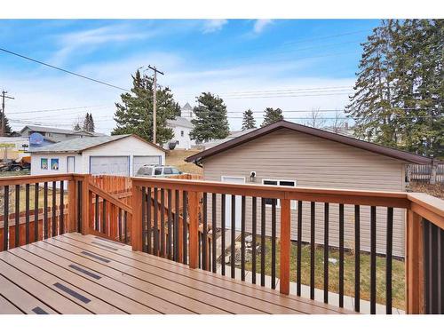 5027 52 Street, Rocky Mountain House, AB - Outdoor With Deck Patio Veranda With Exterior