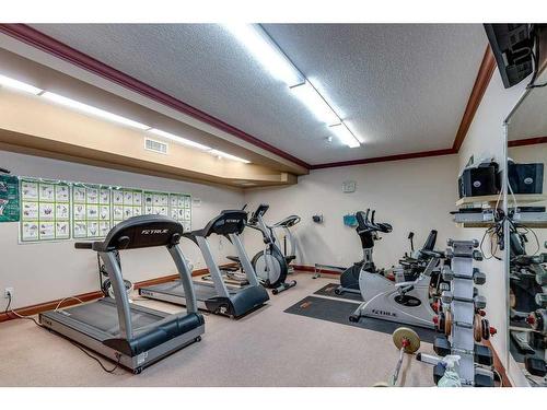 304-5300 48 Street, Red Deer, AB - Indoor Photo Showing Gym Room