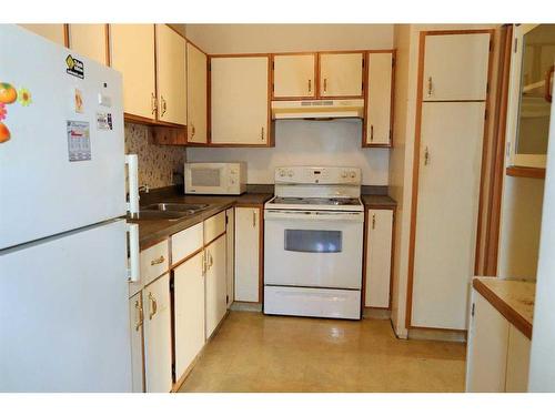 5104 38 Street, Ponoka, AB - Indoor Photo Showing Kitchen With Double Sink